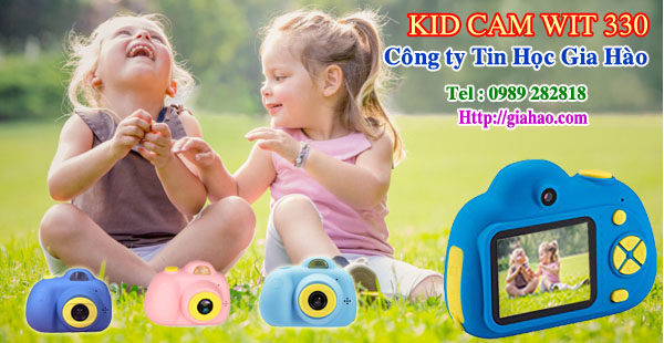 Máy chụp hình kỹ thuật số trẻ em WIT Kid Cam KC-330 của công ty Tin Học Gia Hào