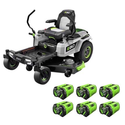 EGO Power+ Z6 ZT5207L 52-Inch 56V Battery Zero Turn Riding Mower Kit with Six 12.0 Ah Batteries