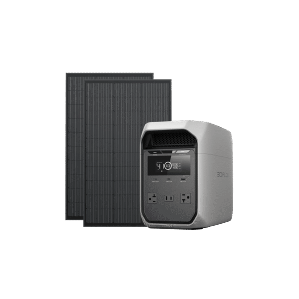 EcoFlow DELTA 3 Classic (1024Wh) + 2 × 100W Rigid Solar Panel