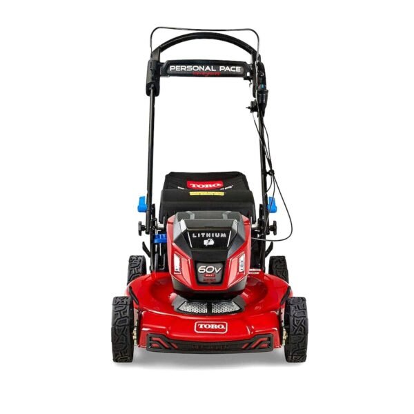 Toro 60V Max 22-inch Recycler Personal Pace SmartStow Lawn Mower with 8.0Ah Battery